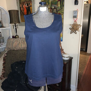 Weekenders Tank Top Size M Blue Sleeveless